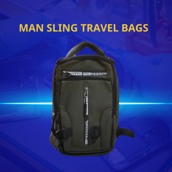 TrueVybes Man Sling Travel Bag: Your Perfect Companion for On-the-Go Adventures!" - Image 4