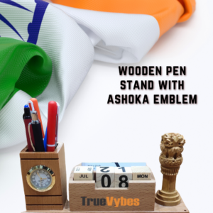 wooden pen stand